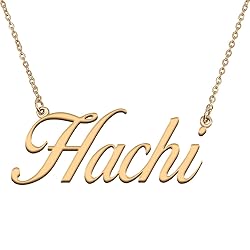 HUAN XUN Customized Custom Simple Any Name Necklace