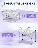 Sportneer Folding Camping Table 60x40 cm Adjustable 4 Height Positions view 3