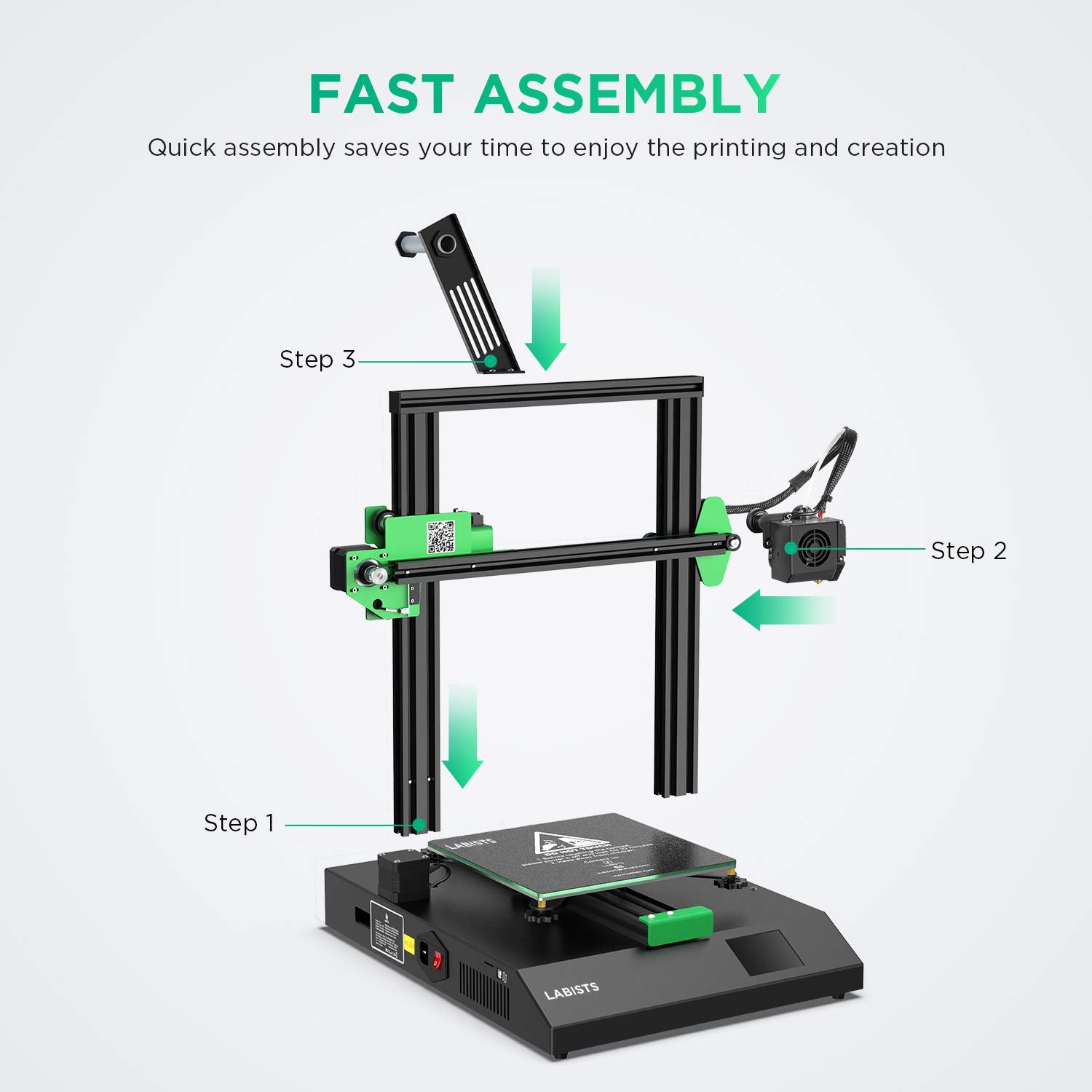 labists mini desktop 3d printer