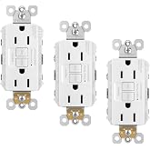 Legrand radiant 15 Amp Tamper Resistant GFCI Duplex Outlet White 3 Pack