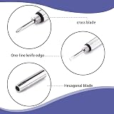 Siqian Glasses Screwdriver 2 Pcs Multifunction Mini Repair Tool 3 in 1 Keychain view 3