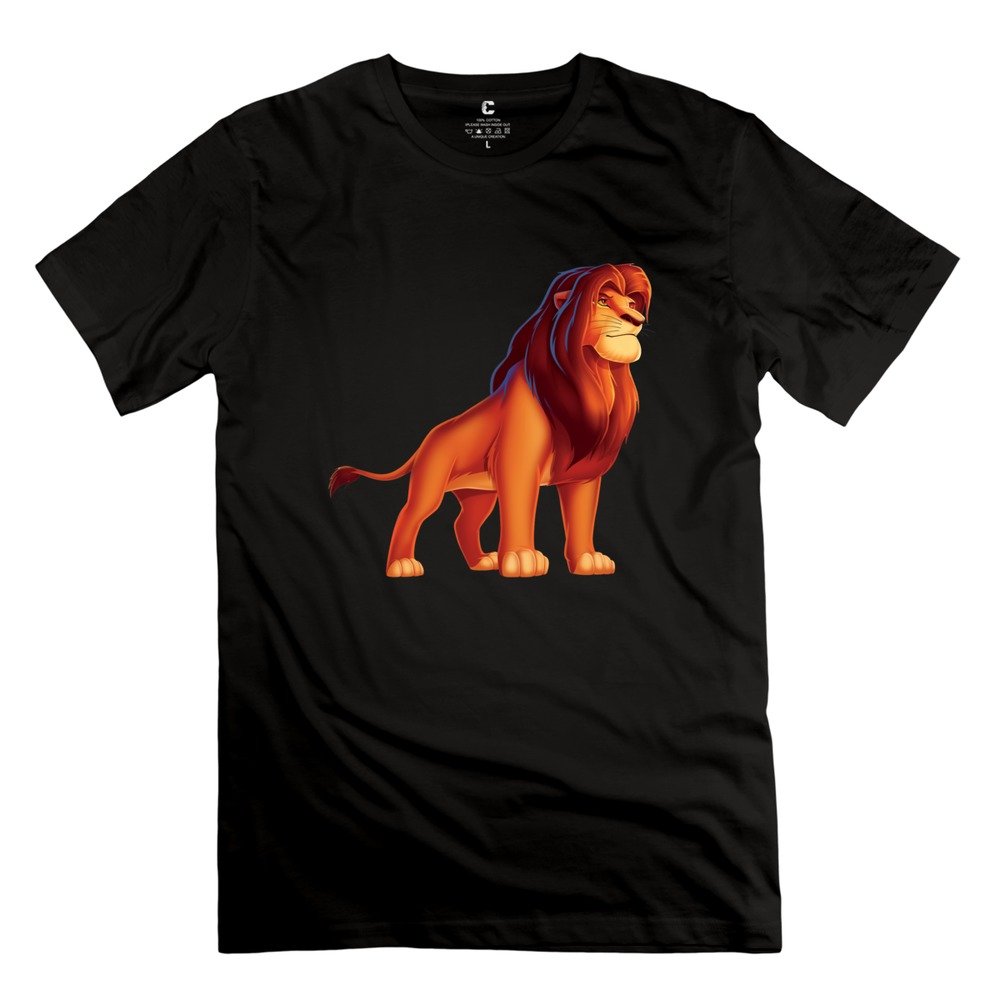 Men Lion King Custom Regular Natural T Shirts By Mjensen Kinihax