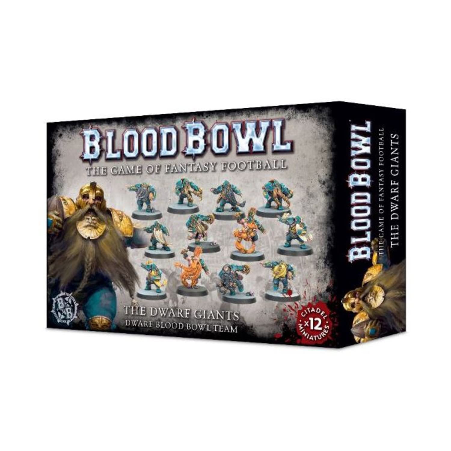 GAMES WORKSHOP 99120905001 "THE Dwarf Giants Blood Bowl Team Game
