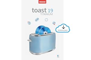 COREL [Old Version] Roxio Toast 19 Titanium | CD & DVD Burner for Mac | Disc Burning, File Conversion, Multimedia Suite [Mac Download]