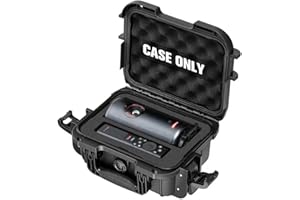 LUGECASE Hard Case for Anker Nebula Capsule 3 - Waterproof Portable Projector Hard Shell Case: All-in-One Travel Carrying Box for Anker Capsule 3 & 3 Laser | Foldable Stand: for Home Theater & Travel & Campers