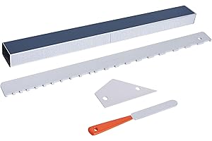 Frautron Guitar Luthier Tool Kit Includes 16 Inch Guitar Fret Leveling Sanding Beam Fret Leveler, Fret Crowning File, Fret Rocker, Guitar Neck Notched Straight Edge Luthier Tool for Guitar Bass