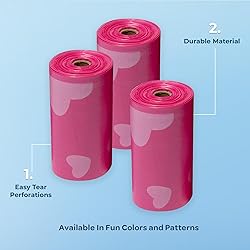 Best Pet Supplies Dog Poop Bags (150 Bags) for