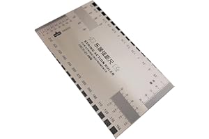 String Action Ruler Gauge Fret Rocker Leveling Guide Guitar String Measuring Tool Height Gauge Set Up Repair Measuring