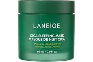 LANEIGE Cica Sleeping Mask: Soothing Overnight Mask with Centella & Fermented Forest Yeast Extract for Sensitive Skin & Moisture Barrier Repair