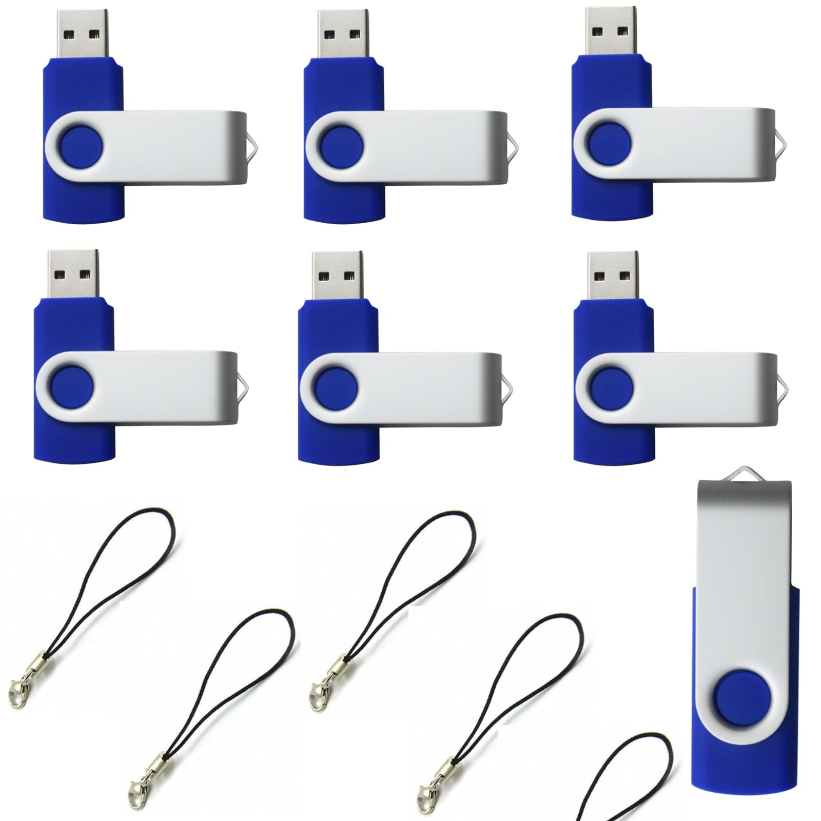 Photo 1 of lcwamy 4GB Flash Drives 50 Pack USB Drives Bulk USB Flash Drives 50 Pack Flash Drive USB Thumb Drive CupShadow (Blue, No Logo)