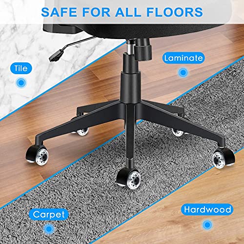 Office Chair Wheels ReplacementHeavy Duty Rubber Wheels for Office