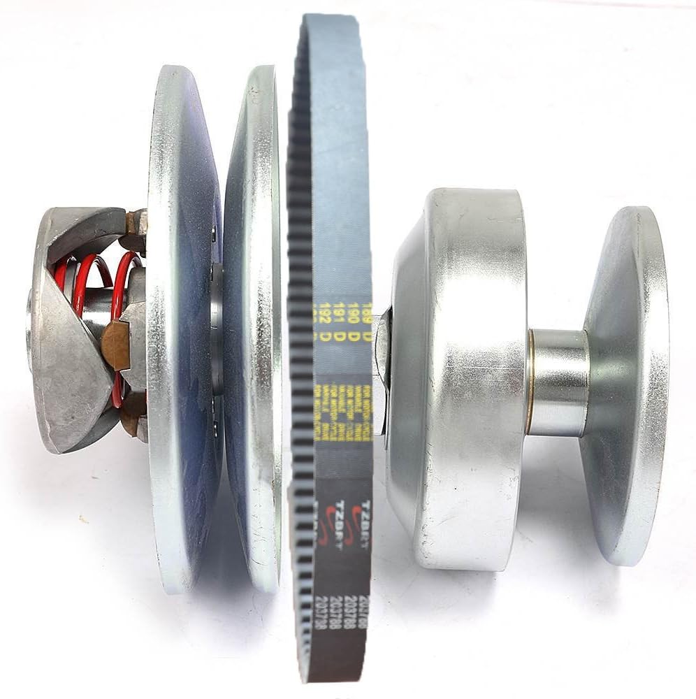 BLAST LED 40 Series GO Kart Torque Converter 1" Driver, Driven, Belt 203788 Combo Replaces Comet 203015A (5/8" Driven Clutch 3/16" Key)