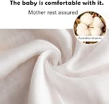Lanjue 10 PCS Muslin Face Cloths 12 x 12 Inch 100% Cotton Reusable White view 3