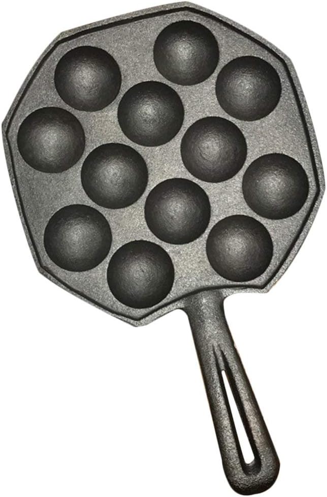 Uqingbao 12 Holes Easy to Clean DIY Takoyaki Pan Octopus Balls Baking Maker Grill Mold Burning Plate Kitchen Cooking Tools