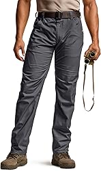 CQR Men's Utility Flex Cargo Pants, Classic-Fit