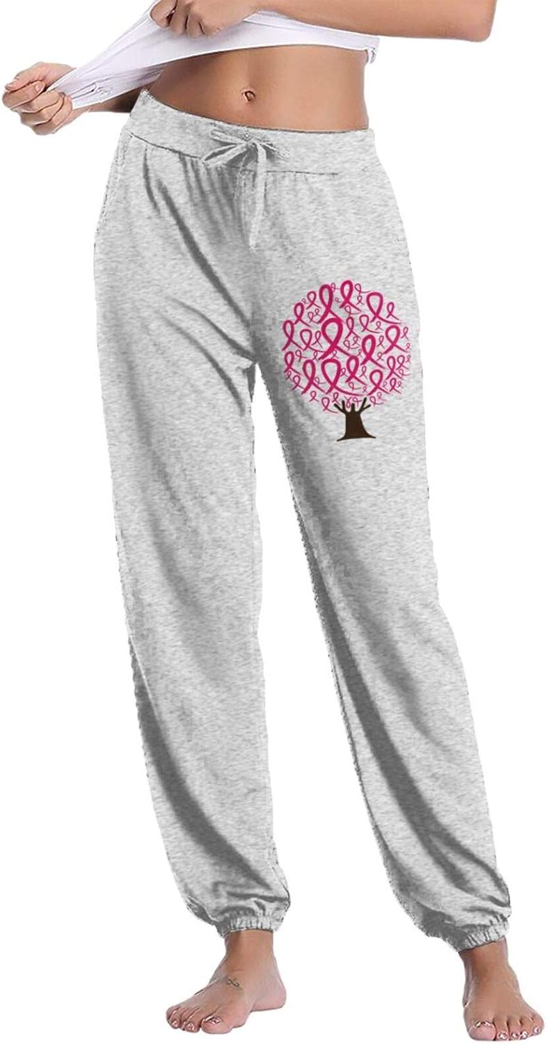 Breast Cancer Survivor Woman's Comfortable All Cotton Sports Long Pants