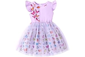 Akyzic Toddler Tulle Dress Unicorn Outfit Birthday Princess Party Girls Summer Causal Tutu Skirts