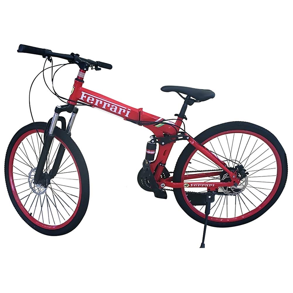 Ferrari 26 inch Foldable Bicycle FS073125, Red/Black price in UAE