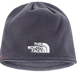 The North Face Winter Thicken Polar Fleece Thermal Beanie Hat (Gray, One Size)