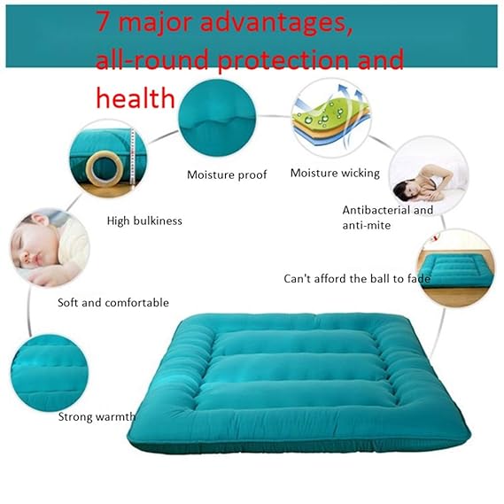 Tradicional Japonesa Piso del balanceo futón futón colchones ...