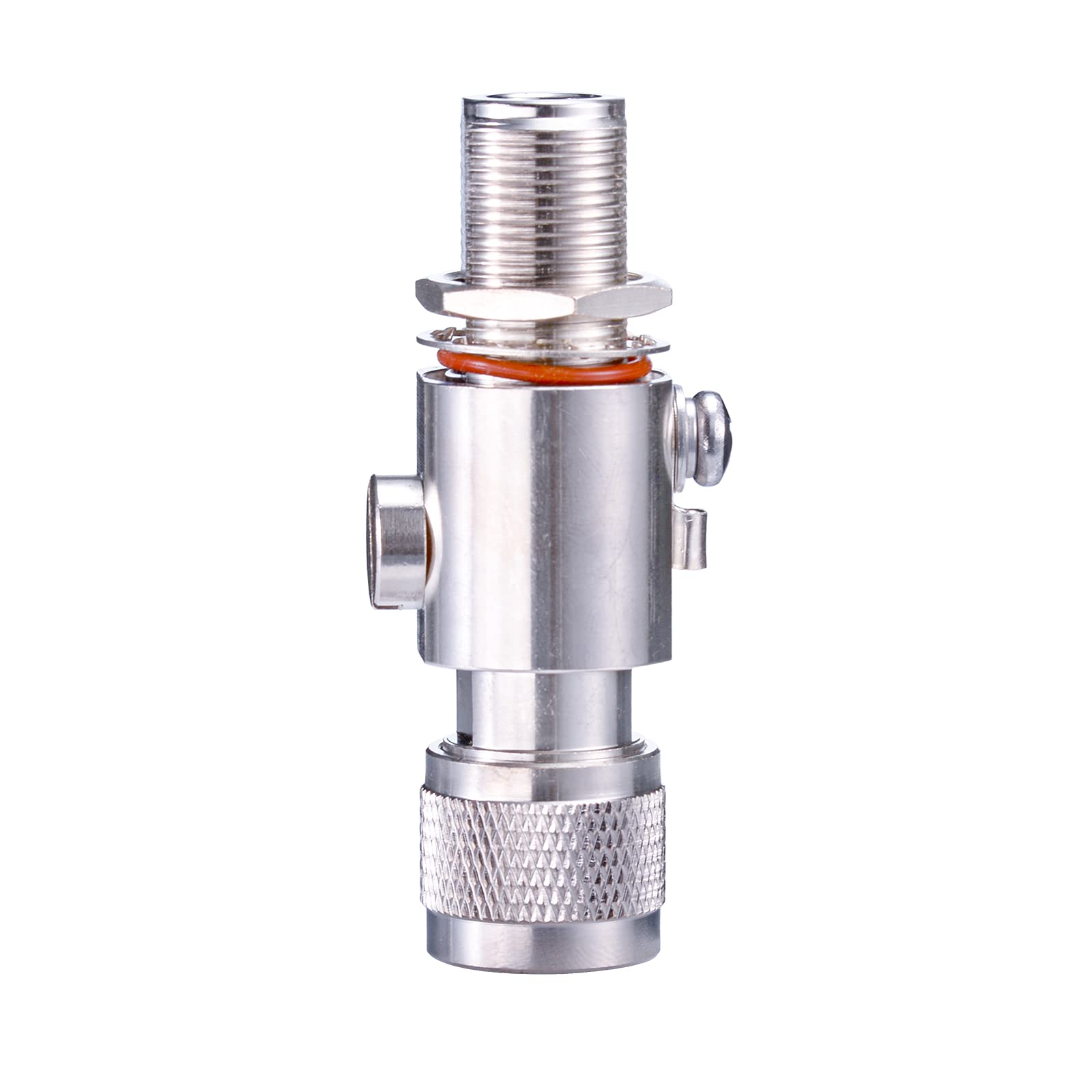 Bingfu Lightning Surge Protector Coaxial Lightning Arrester N Male to N Female 50 Ohm DC 0-6GHz Connector for Outdoor WiFi 4G LTE GPS Ham Antenna 868 MHZ Lora Helium Miner Hotspot Antenna