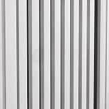 Vida Designs Chelsea Radiator Cover White Small Modern Vertical Slat view 6