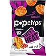 Popchips Potato Chips, Sweet Heat, 5.0oz Share Bags, Gluten Free, Salty Snacks for Adults and Children, Non-GMO, Vegan, Kosher (Pack of 4)