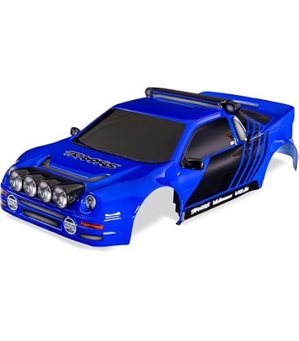 Amazon.com: Mini Rally VXL Ford RS200 White Body : Toys & Games