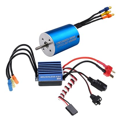 MagiDeal 2838 Sensorloser Bürstenloser Motor Brushless Motor mit 35A Brushless Regler Für 1/14 1/16 1/18 Rc Auto