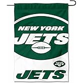 New York Jets Large Logo Double Sided Garden Banner Flag