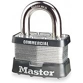 Master Lock 5KA A451 Number-5 Laminated Padlock, 2"