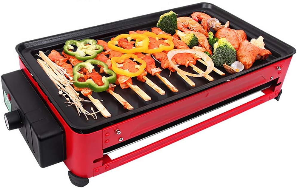 Review SmokeLess Electric Grill, NonStick Easy to Clean BBQ Grill