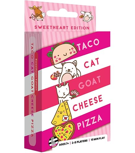 Amazon.com: Taco Cat Goat Cheese Pizza Sweetheart Edition Card
