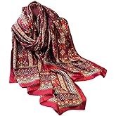 Xyueanlo Scarfs for Women Fashion Scarves Print Floral Dressy Scarf Lightweight Sunscreen Wraps Shawls