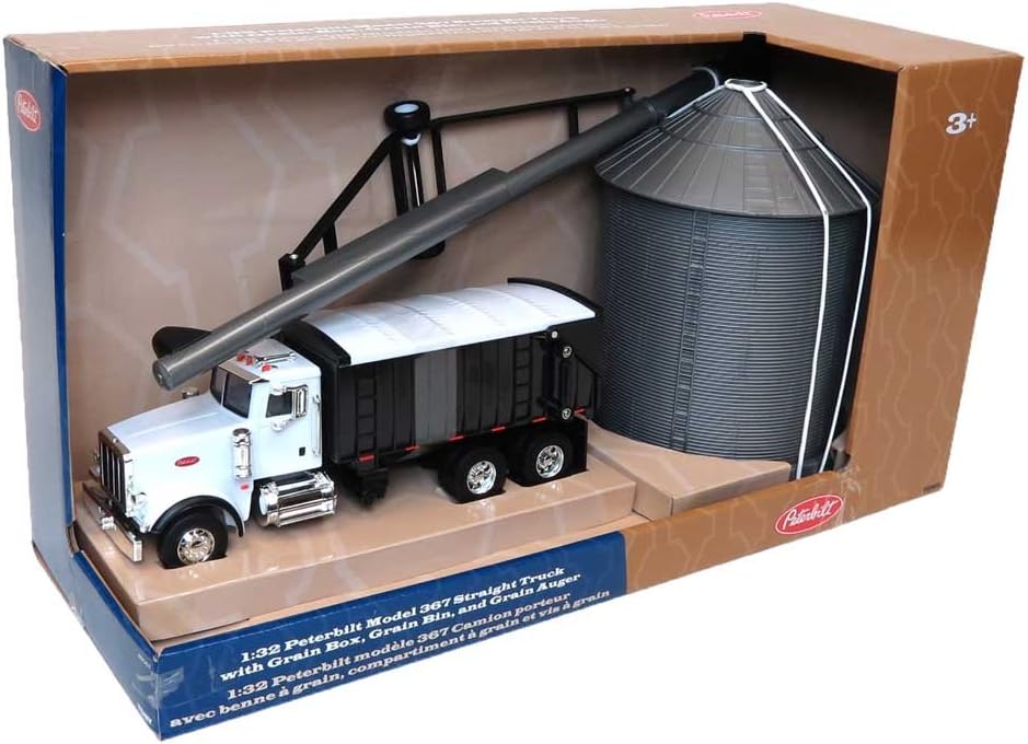 Grain Box Bin Auger 132 Farm Harvesting Set Peterbilt Model 367