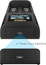 FUGASUN LCD Intelligent Battery Charger for 18650 21700 26650 view 8