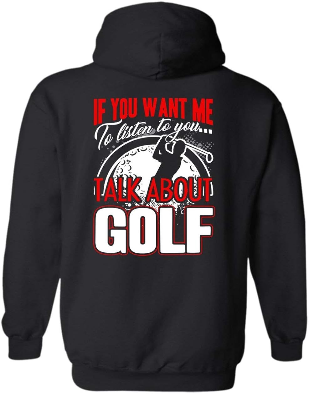 Addblack Talk About Golf Hoodie, Unisex Hoodie, Long Hoodie Clothing