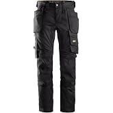 Snickers Workwear U6241 Men's Slim Stretch Trousers with Holster Pockets, Multi-Purpose Work Pants