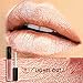 Focallure Lipstick Metallic Lipgloss Makeup Womens Sparkly Glitter Stay On Long Lasting Glossier Colorstay Liquid Waterproof Lip Gloss Brass