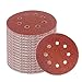 Coceca 60pcs Orbit Sander Sandpaper 5 Inches Orbital Sanding Discs Each 10pcs of 60 80 120 180 240 320 Grits for Power Random Orbit Sanders