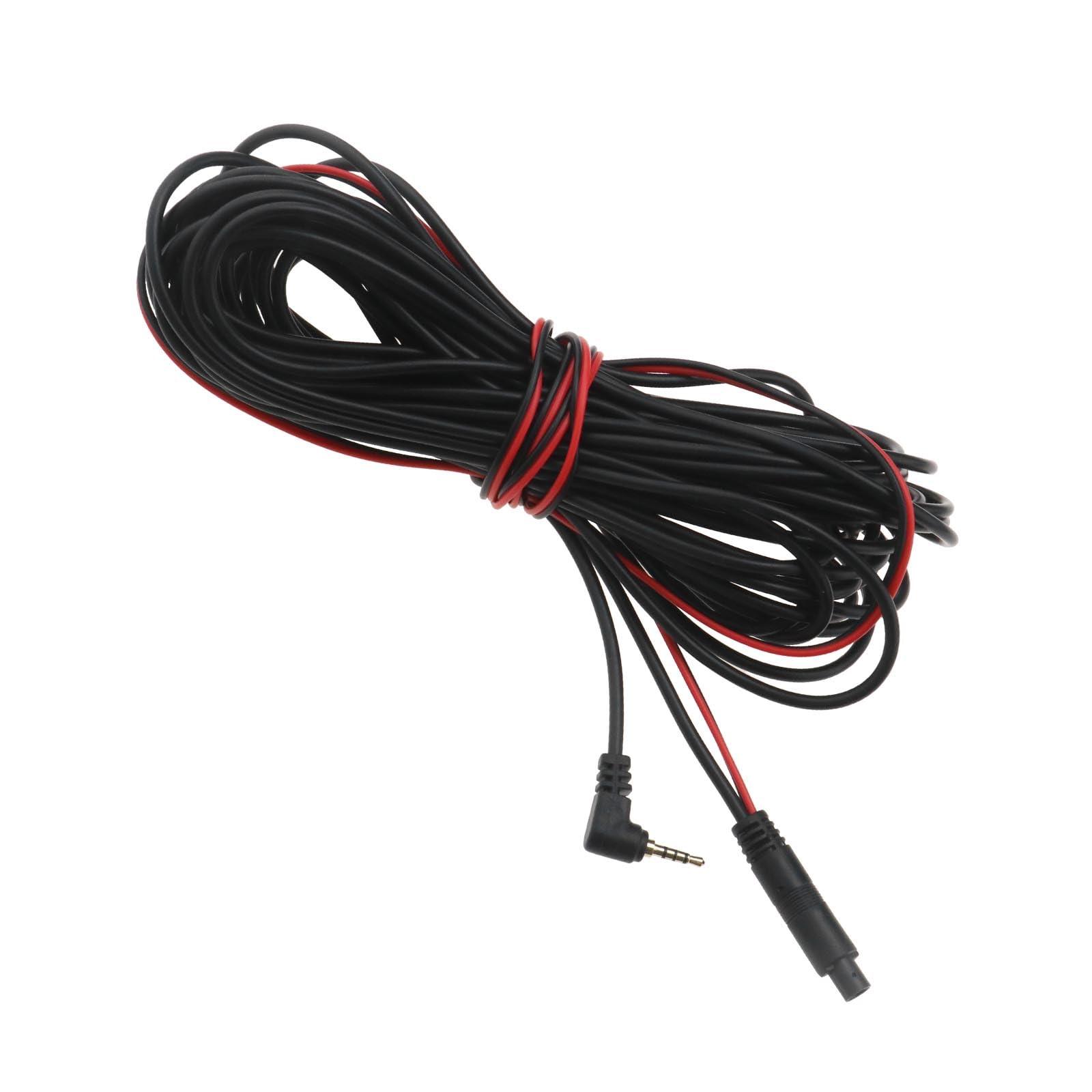 SG Store 10m Car Camera Extension Cables 2.5mm Male to 4 Pin Backup Camera Cord Dash Cam Reverse Camera Extension Cables for Car Truck Motorhome Bus Van Black