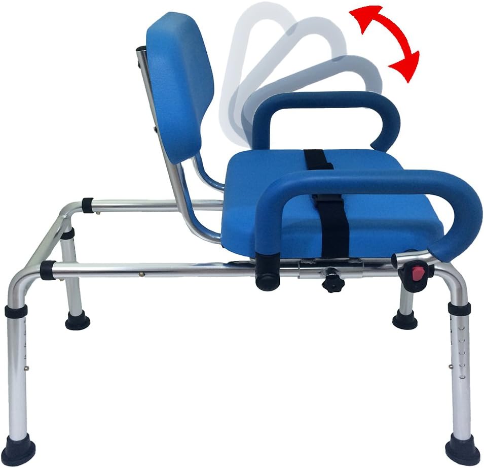 sliding shower chair bench