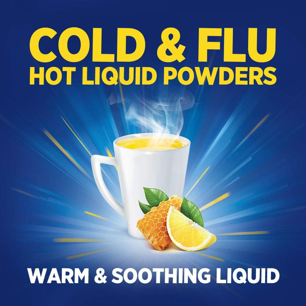 Theraflu - NightTime Multi-Symptom Severe Cold, Green Tea & Citrus, 6 Packets: Health & Personal Care