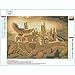 Tuu 5D Full Drill Diamond Painting,Rhinestone Pasted DIY Diamond Painting Cross Stitch for Home Wall Decor（Castle） (Multicolor)