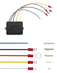 QWORK Wireless Winch Remote Control Kit, 12V 250A