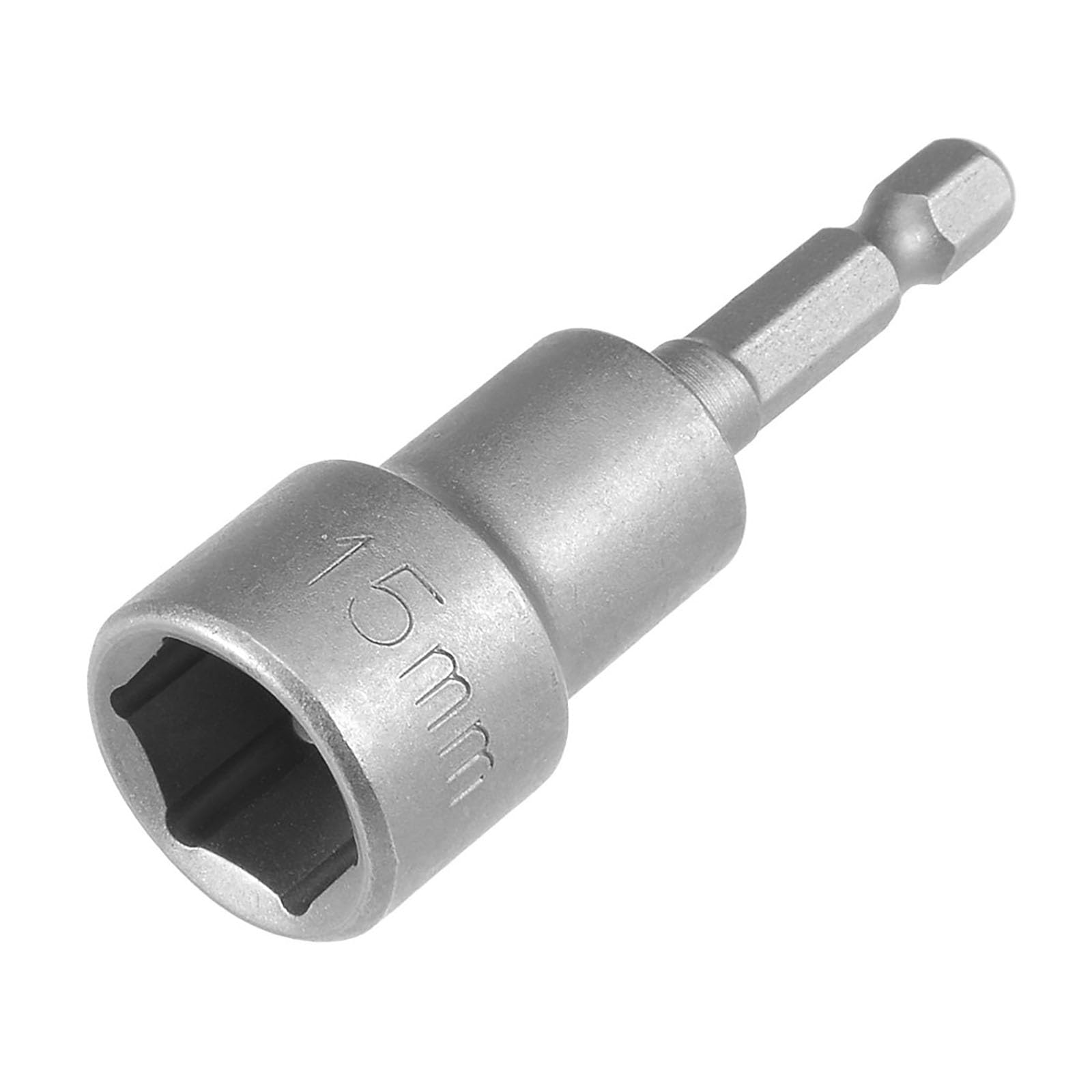 TA-VIGOR 15mm Magnetic Nut Setter Driver Drill Bit Set, 1/4 inch Hex Shank Quick Change, 65mm Length Metric Nut Driver Set for Woodworking, Machine Maintenance, Auto Repairing, Furnitures