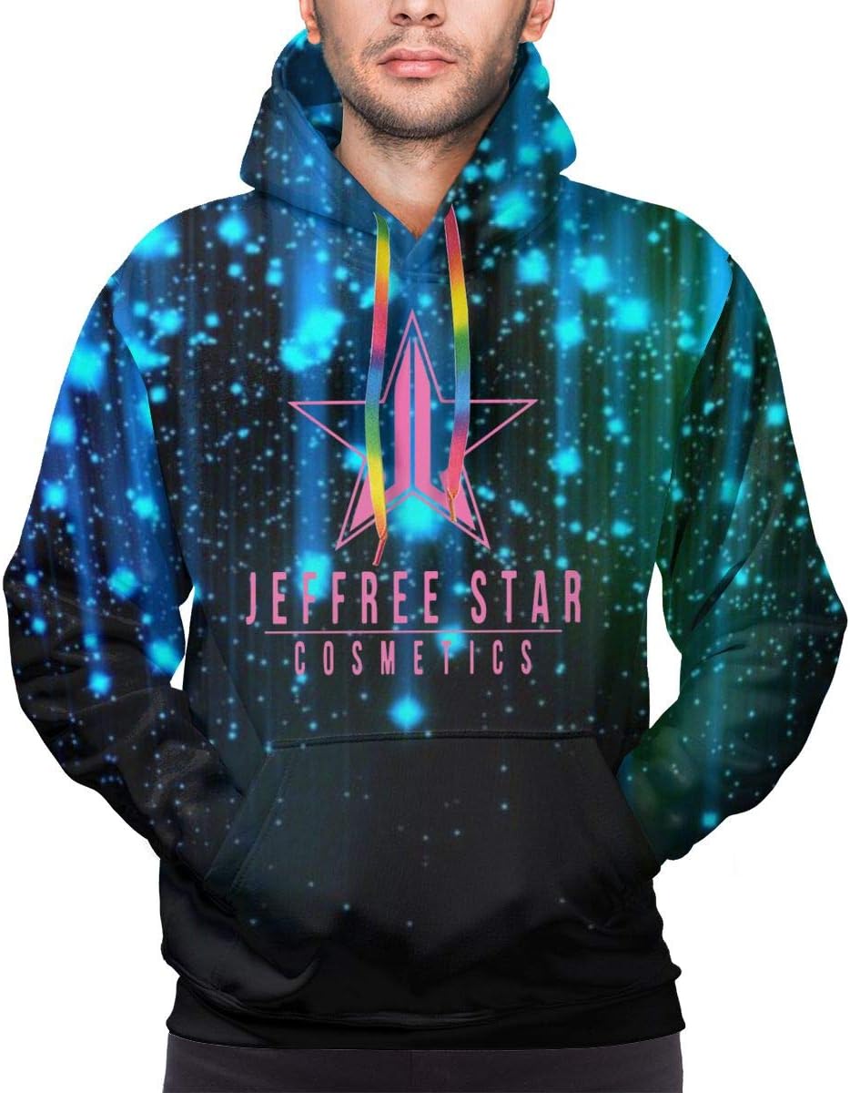 ROISHER 3D Galaxy Jeffree Star T Shirt Customized Soft Tees for Mens