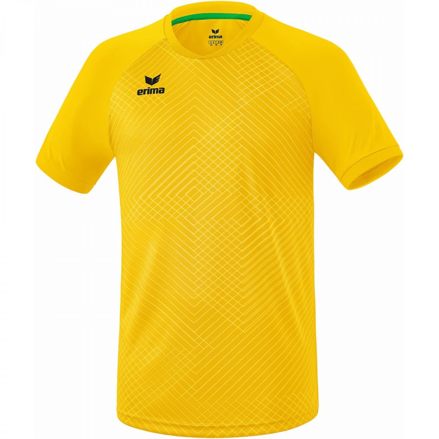 Erima Madrid 2.0 Men's Short-Sleeved Jersey Yellow