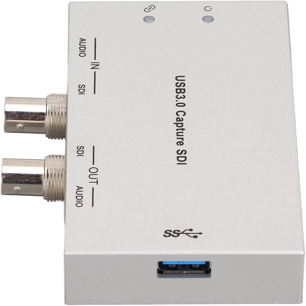 Shanrya SDI to USB3.0 Capture Card HDV-US60 Live Streaming Aluminum Alloy