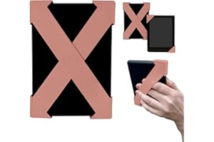 Strapsicle Hand Strap for Kindle Basic Gen 11 (2022) & Kobo Nia – Lightweight Grip for 6" E-Readers – 2 Pack, Small - Caramel